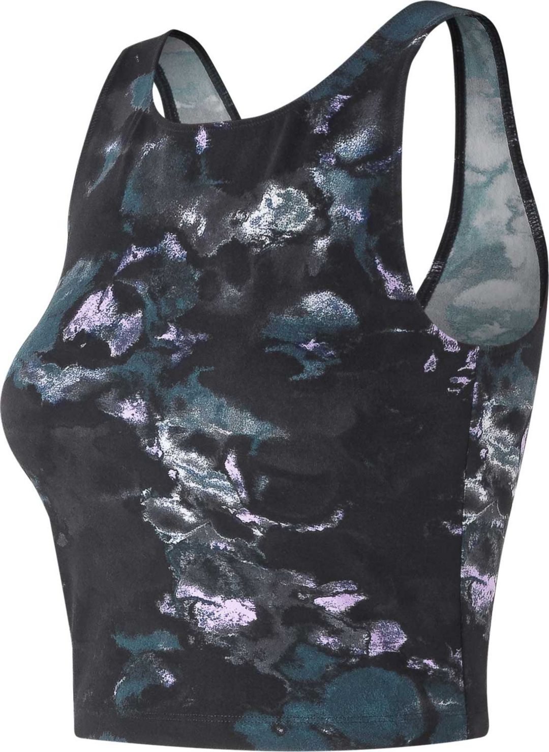 New Balance Women's Printed Evolve Cropped Tank New Balance Women's Printed Evolve Cropped Tank