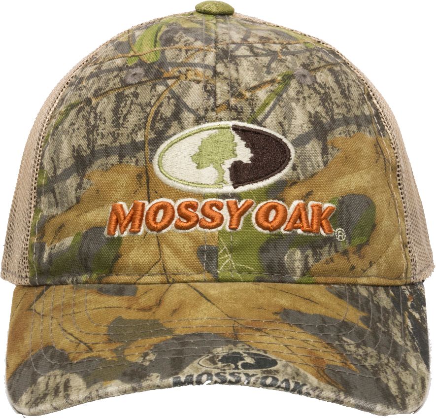 mossy oak mesh hat