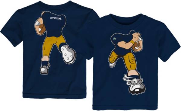 Gen2 Toddler Notre Dame Fighting Irish Navy Pom Pom Cheer T-Shirt