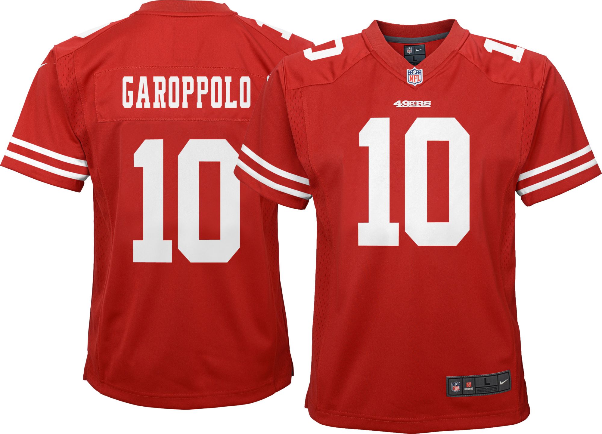 jimmy garoppolo youth jersey 49ers