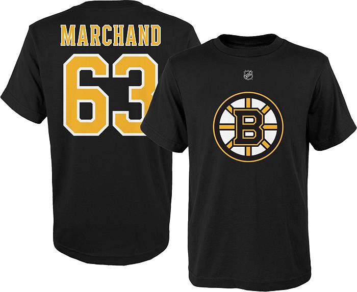 Boston Bruins Men's 500 Level Brad Marchand Boston Gray T-Shirt