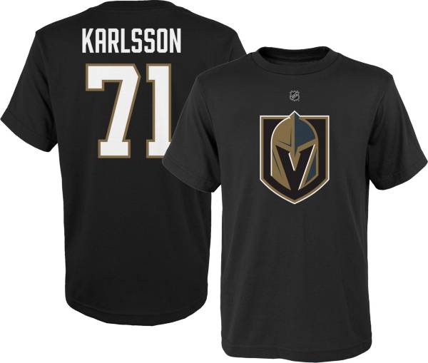 NHL Youth Vegas Golden Knights William Karlsson #71 Black Tee product image