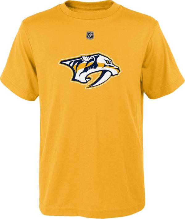 NHL Youth Nashville Predators Logo Gold T-Shirt | Dick's Sporting Goods