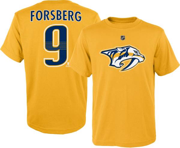 NHL Youth Nashville Predators Filip Forsberg #9 Gold T-Shirt product image