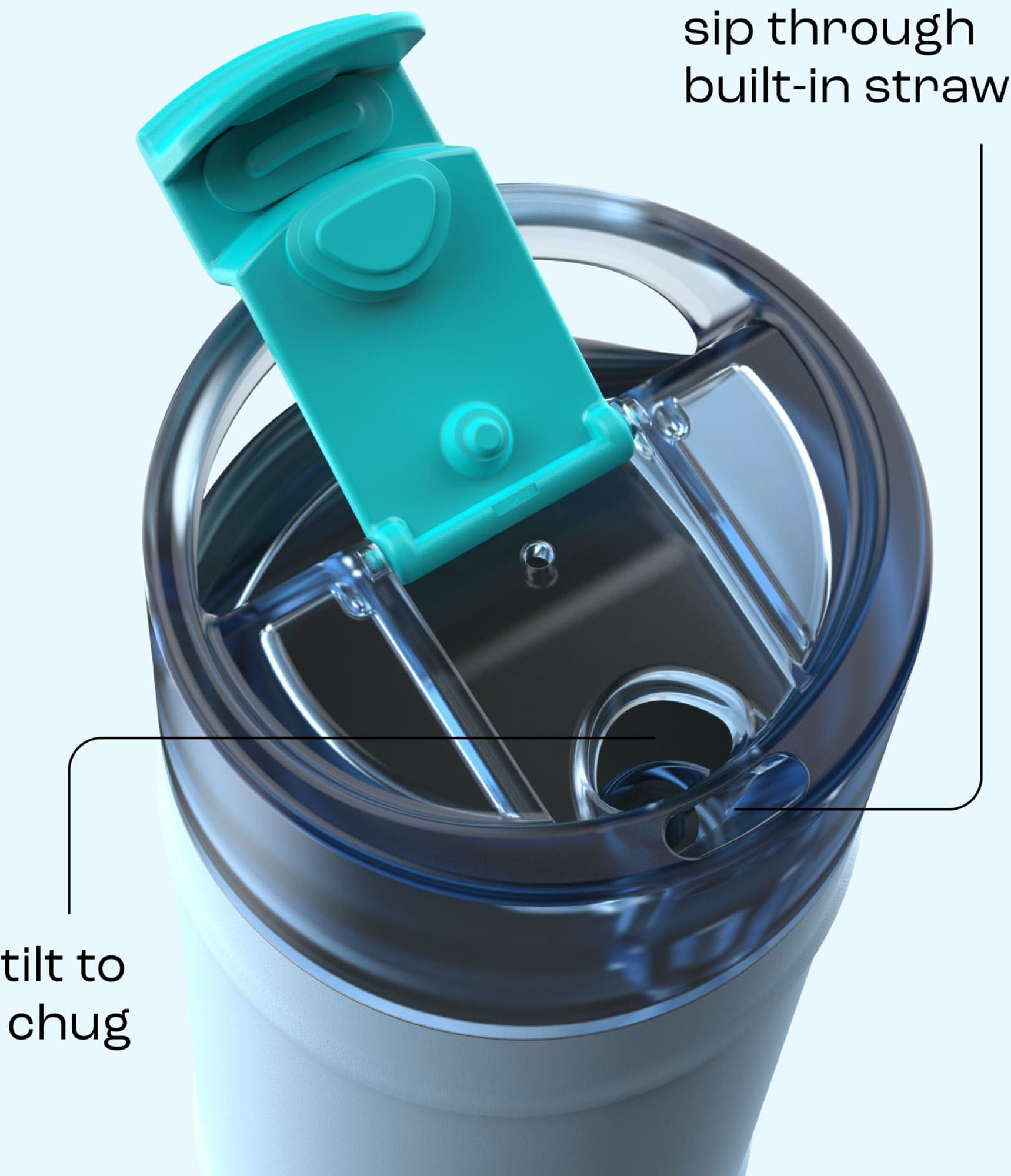bubba 18 oz DualSip Insulated Stainless Steel Water Bottle product image