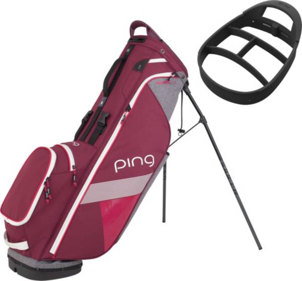 For Sale Ping Hoofer Lite Stand Golf Bag Dual Strap 4 Pocket 8 Way Divider With Hood Golf Bags Hoofer Bags