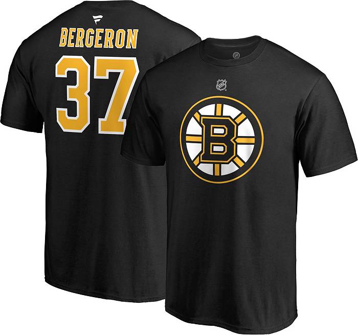 NHL Boston Bruins Black Authentic Pro Fanatics Men Tee Shirt New Sz Large
