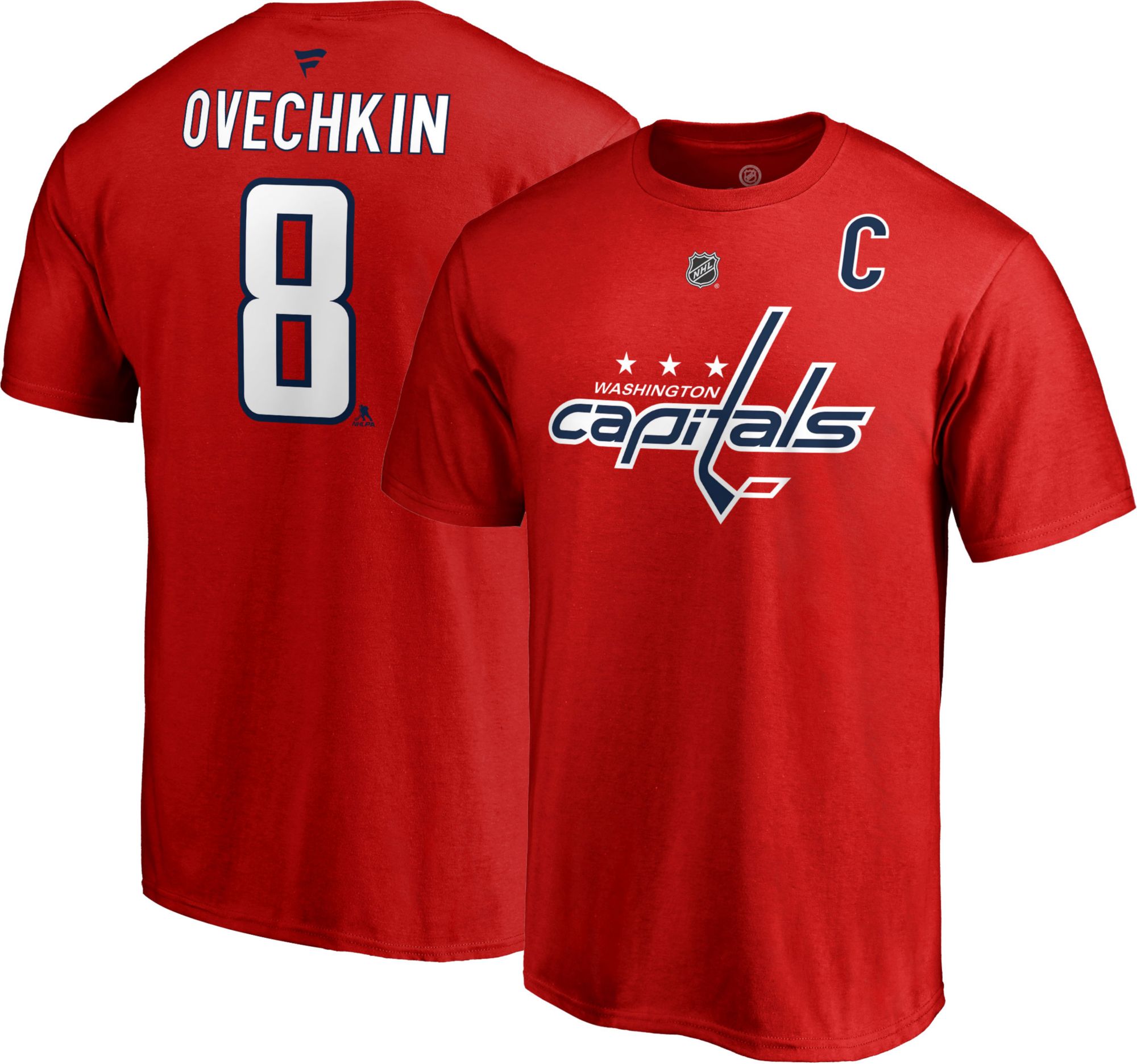 Alex Ovechkin #8 Red Player T-Shirt 