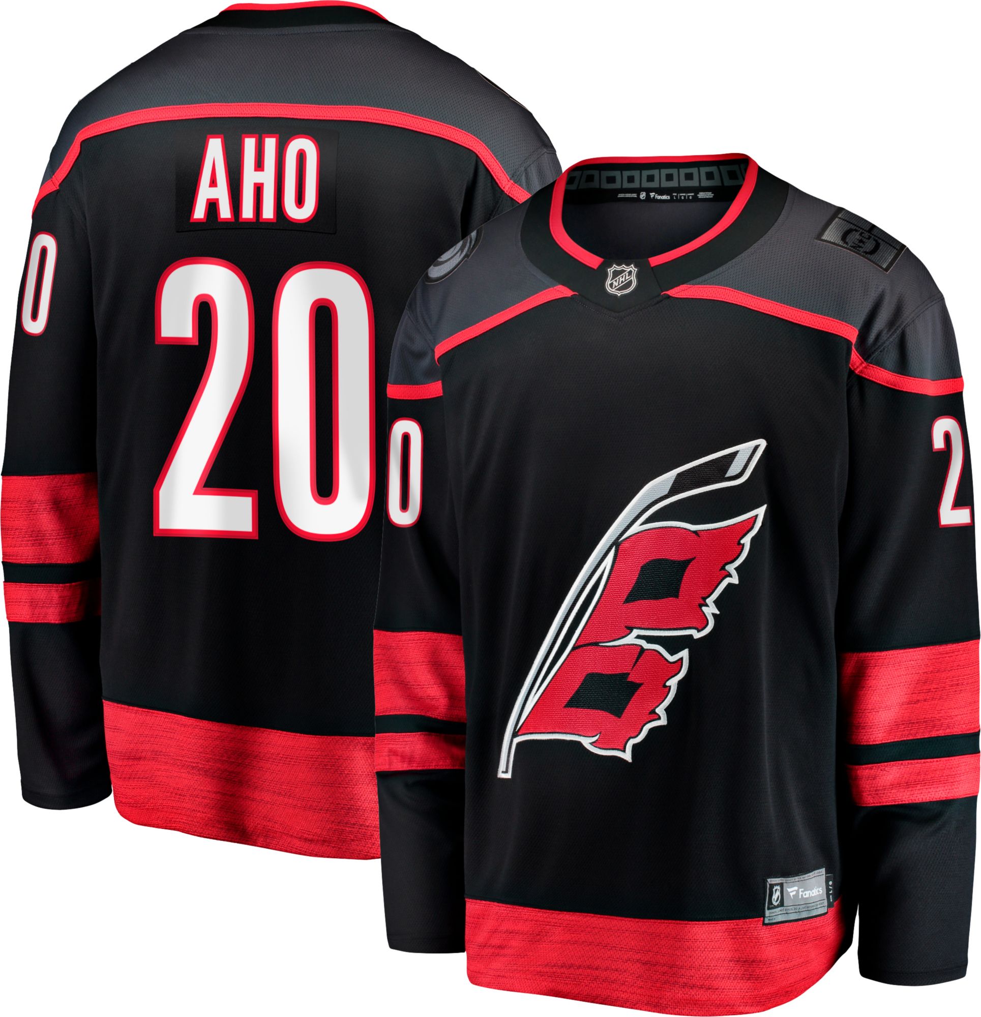 sebastian aho carolina hurricanes jersey