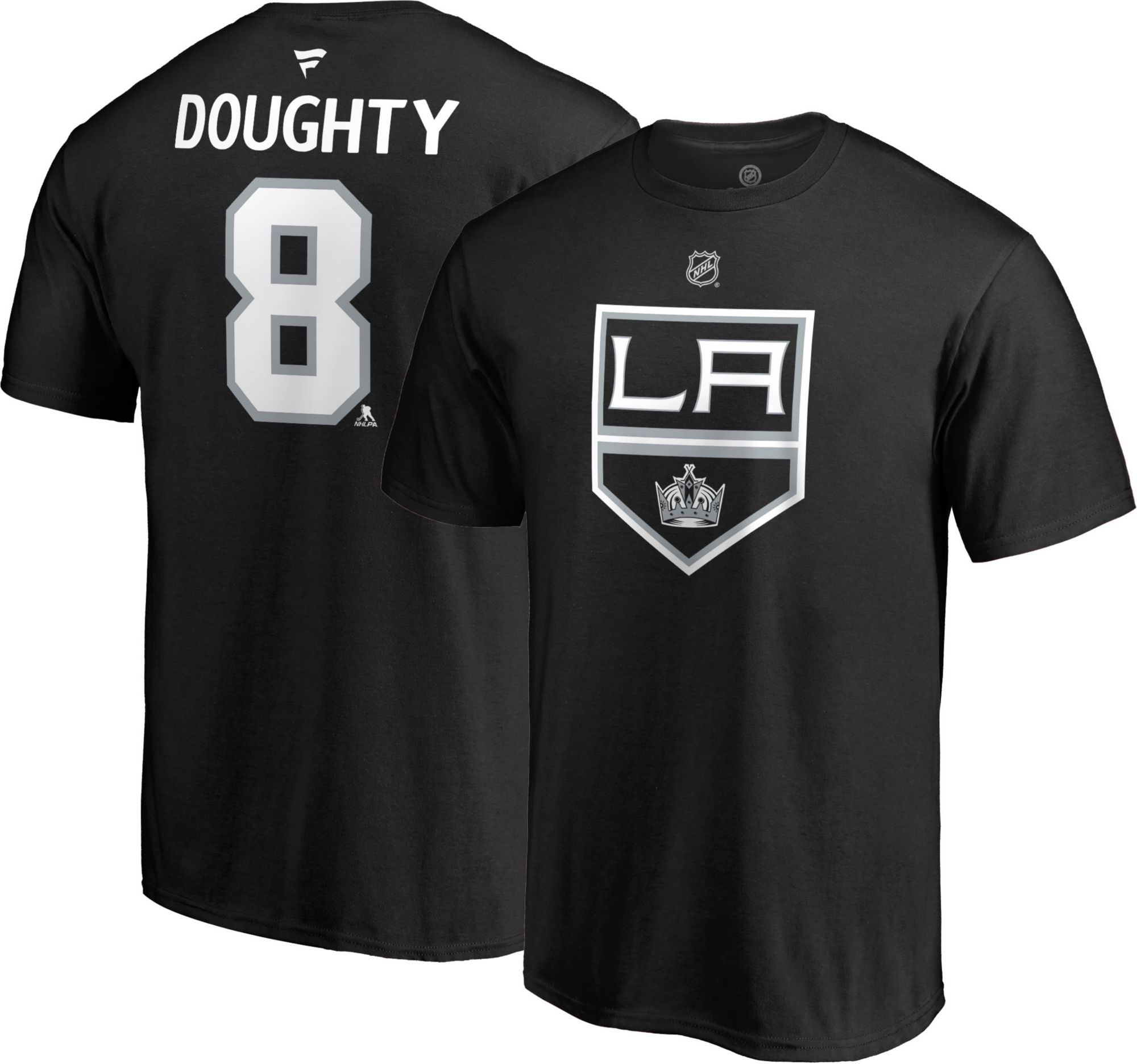 Drew Doughty #8 Black Player T-Shirt 