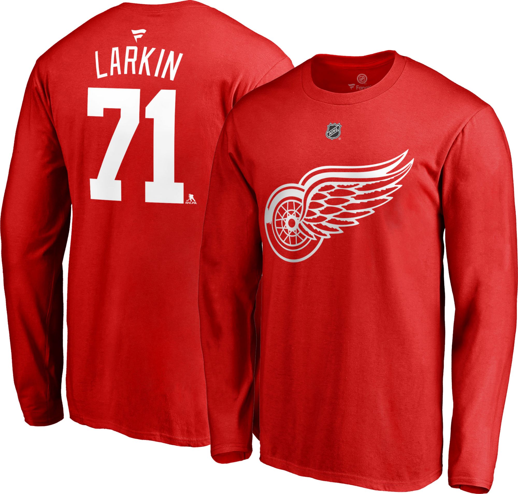 red wings larkin shirt