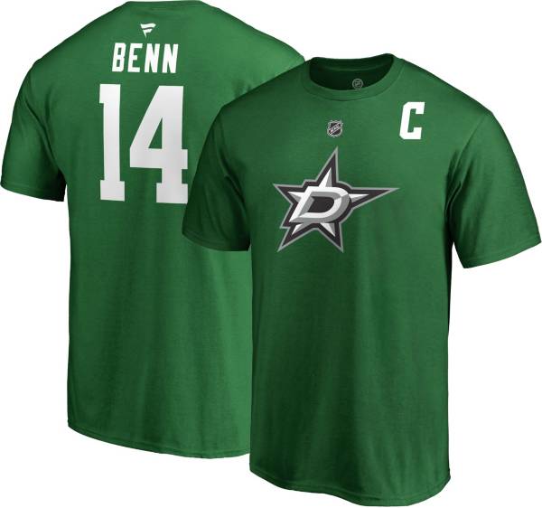 Dallas Stars Men's 500 Level Jamie Benn Dallas Green T-Shirt