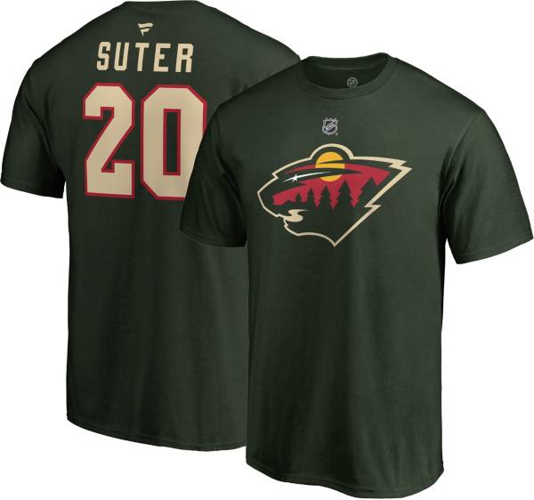 NHL Men's Minnesota Wild Ryan Suter #20 Green Player T-Shirt