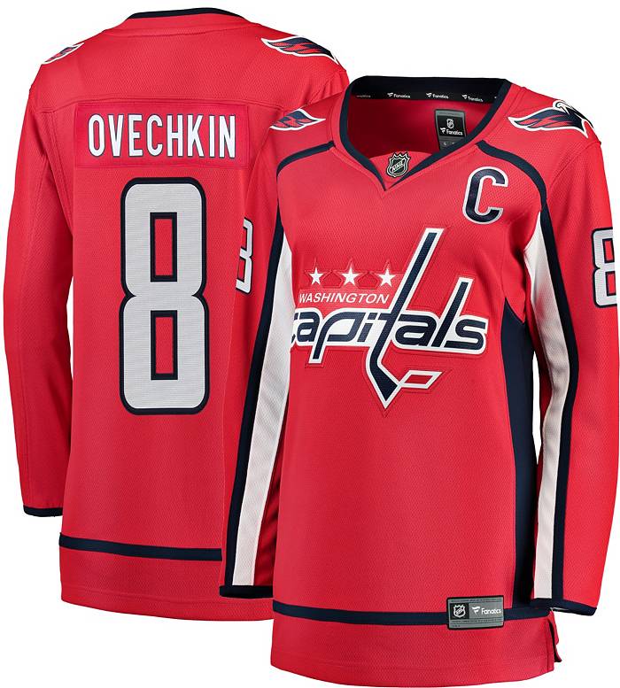 NHL Men's Washington Capitals Alexander Ovechkin #8 Navy Player T
