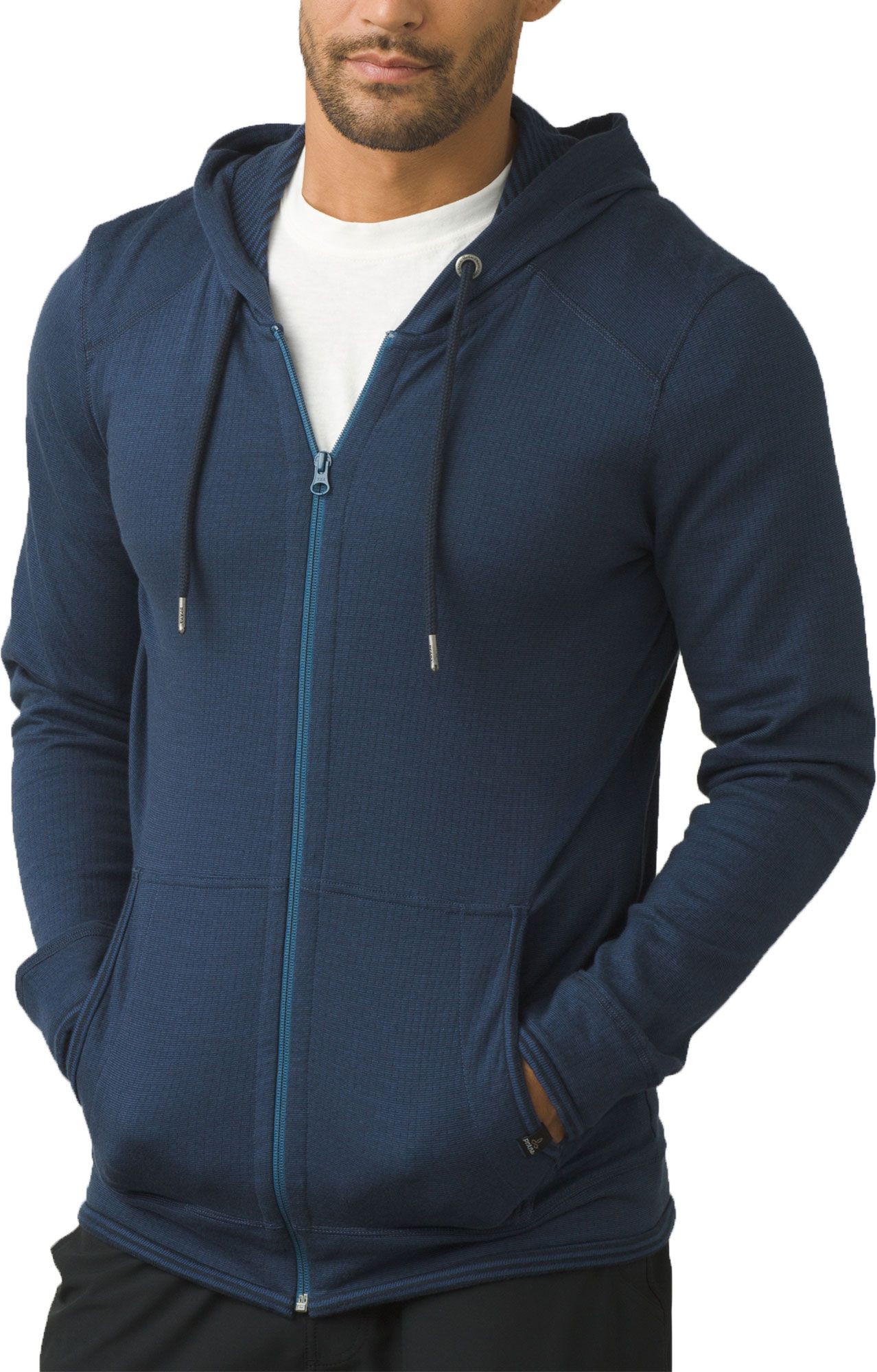 prana full zip hoodie