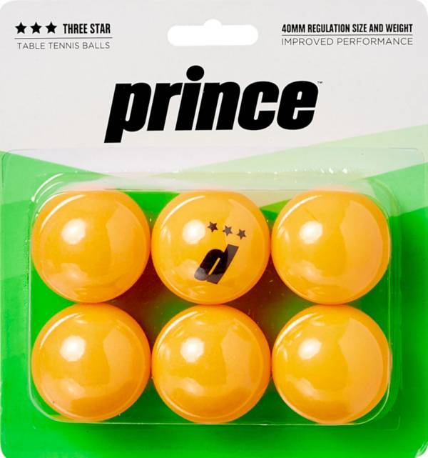 Gladys Demonteer Verhuizer Prince Three-Star Orange Table Tennis Balls 6 Pack | DICK'S Sporting Goods