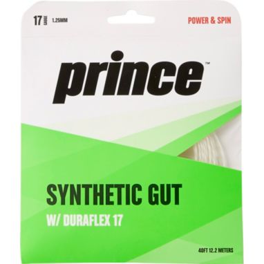 sorry, Prince Duraflex Synthetic Gut 17G Tennis Racquet String is currently out of stock