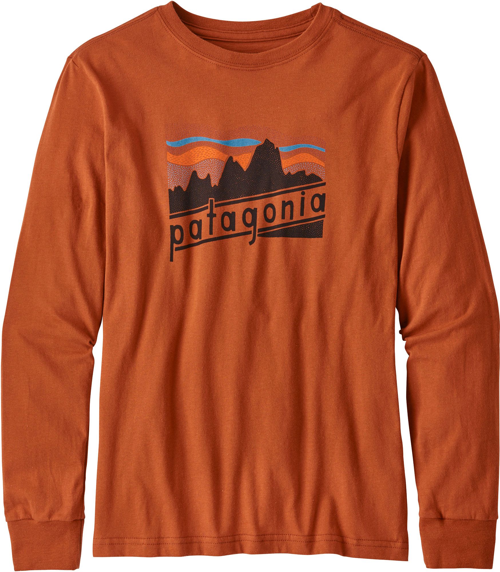 patagonia orange t shirt