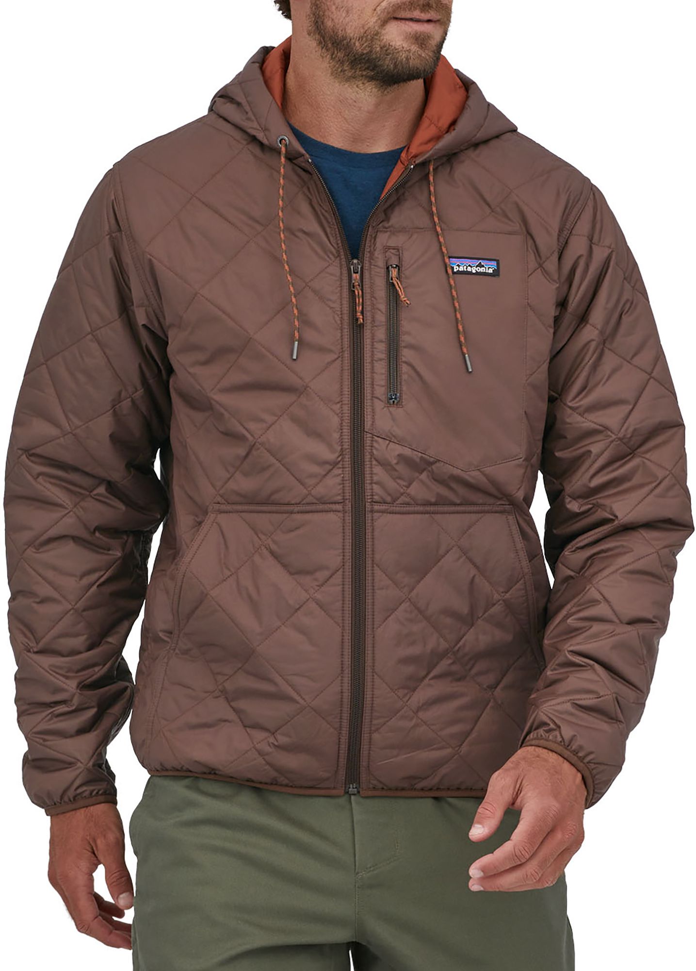 Patagonia Men's Diamond Quilted Bomber Hooded Jacket | Dick's Sporting Goods