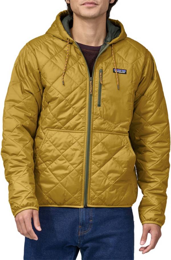 Patagonia Men's Diamond Quilted Bomber Hooded Jacket