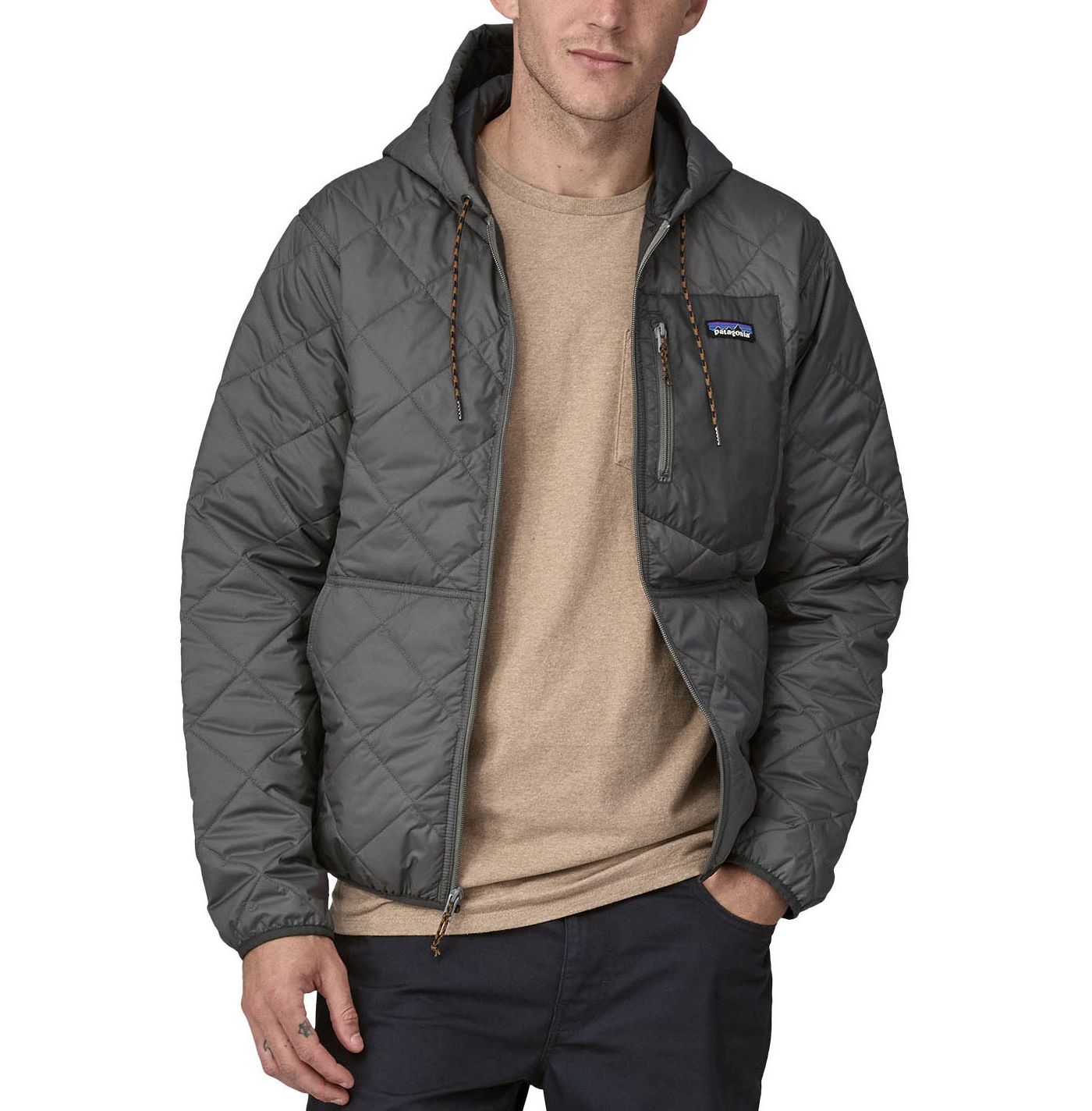 Patagonia Men s Diamond Quilted Bomber Hooded Jacket Dick s Sporting Goods