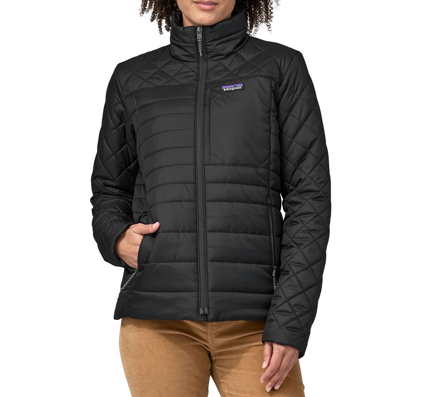 Patagonia Radalie Jacket Small offers Black Slim Fit Puffer Jacket Water Repellant S