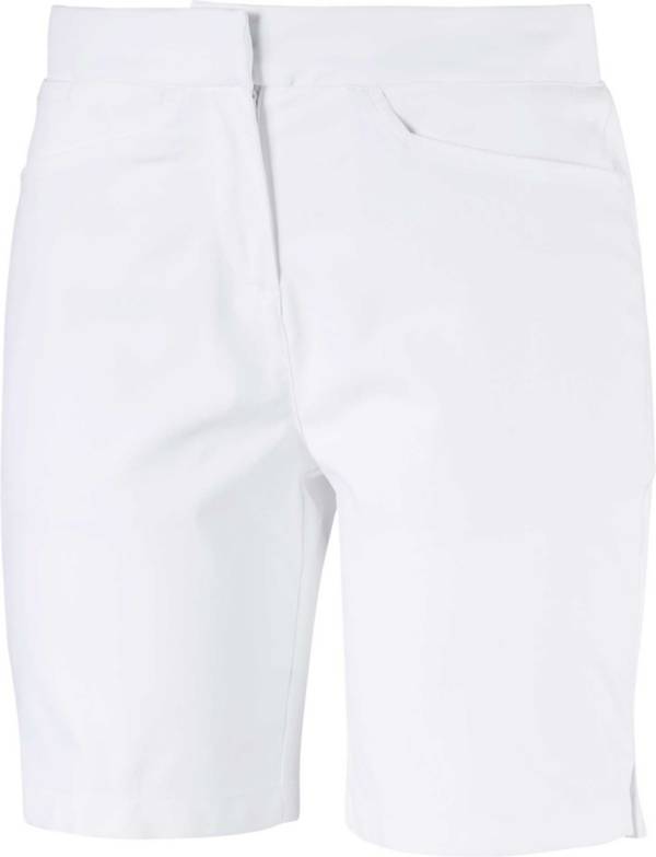 puma white golf shorts