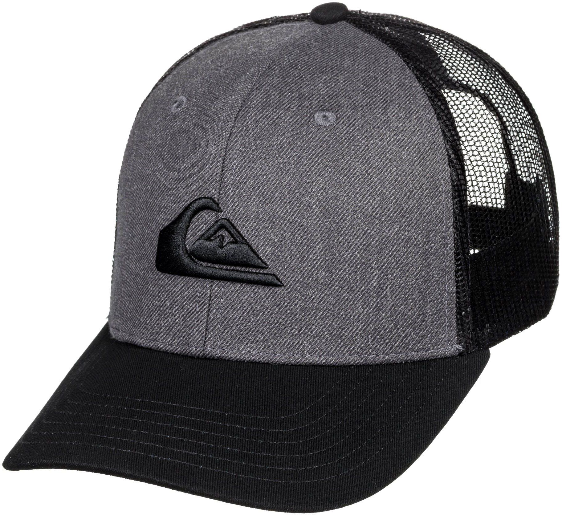 white quiksilver hat