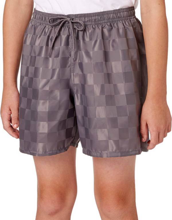 Umbro Black Checker Soccer Shorts Kids Medium