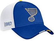 NHL St. Louis Blues '22 Authentic Pro Draft Adjustable Hat product image