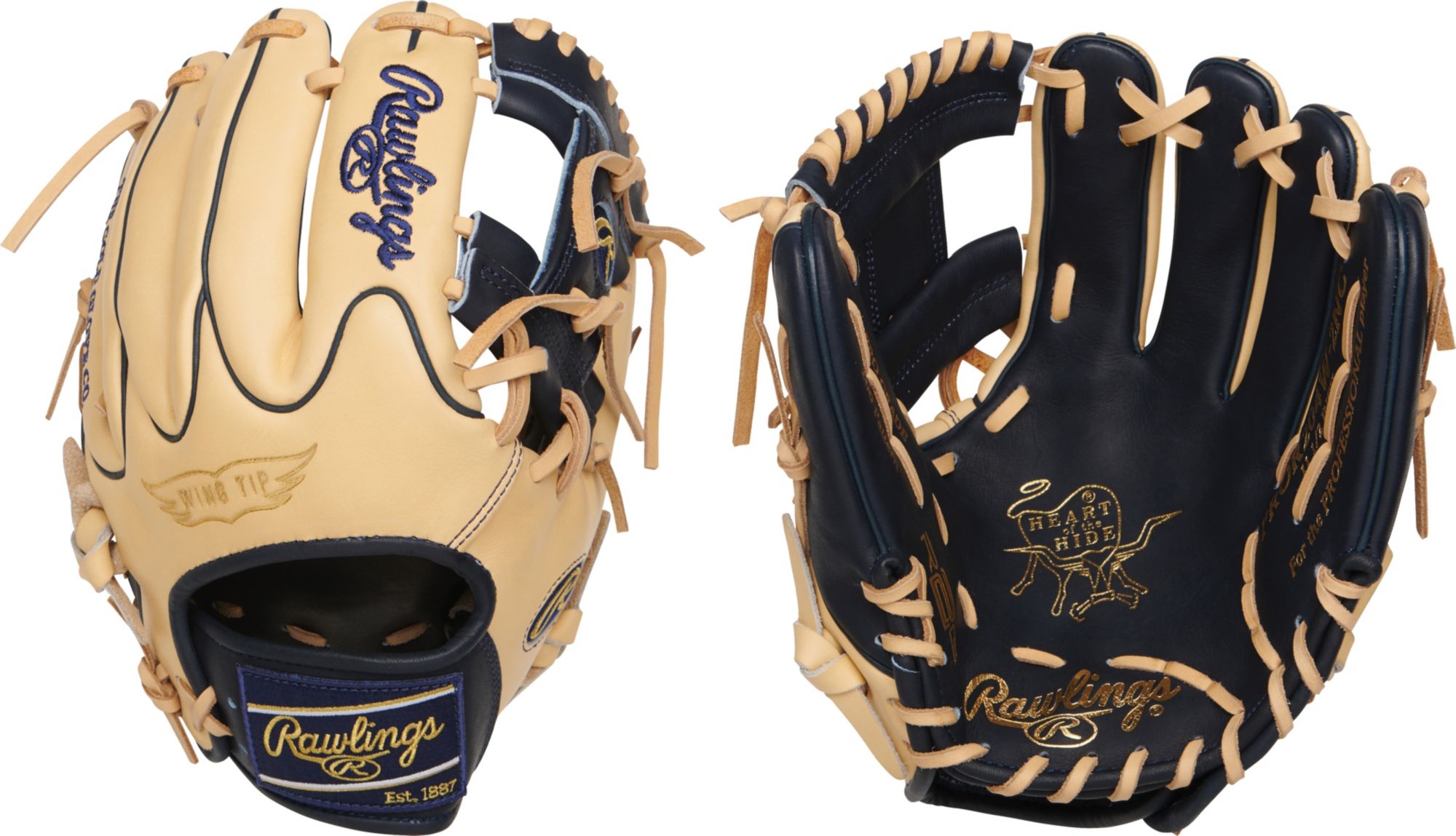 rawlings navy blue baseball glove