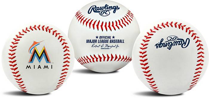 Rawlings Miami Marlins Logo Baseball