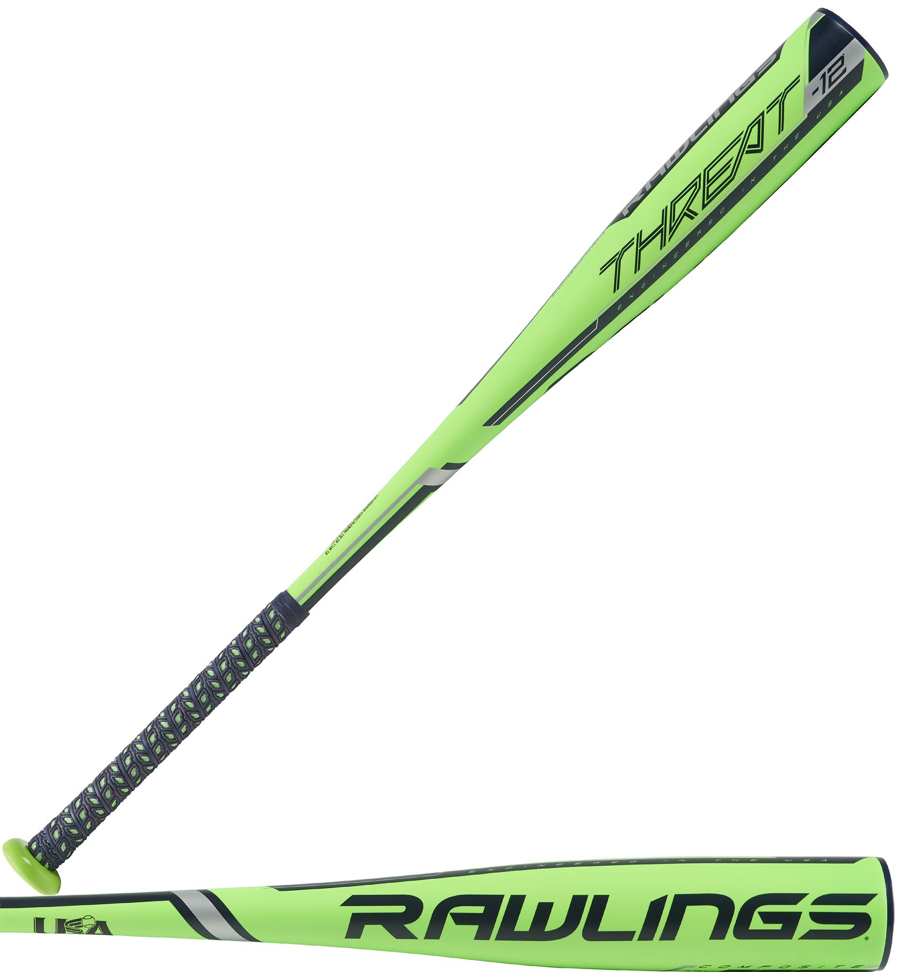 -12 Rawlings 2019 Threat USA Youth Baseball Bat 