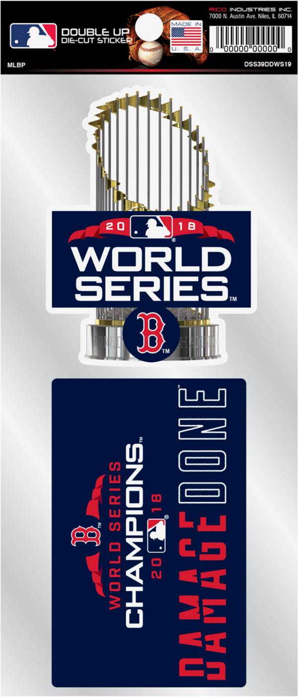 Rico 2018 World Series Champions Boston Red Sox ‘Damage Done' Stickers