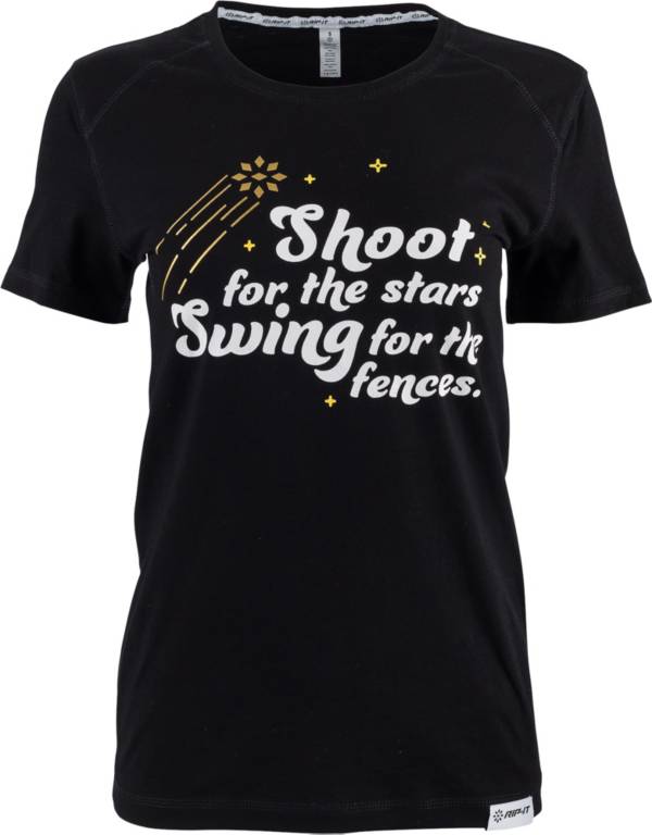 RIP-IT Women's “Shoot for the Stars” Graphic Softball T-Shirt