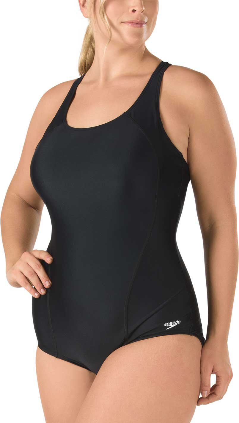 speedo women's plus size swimwear