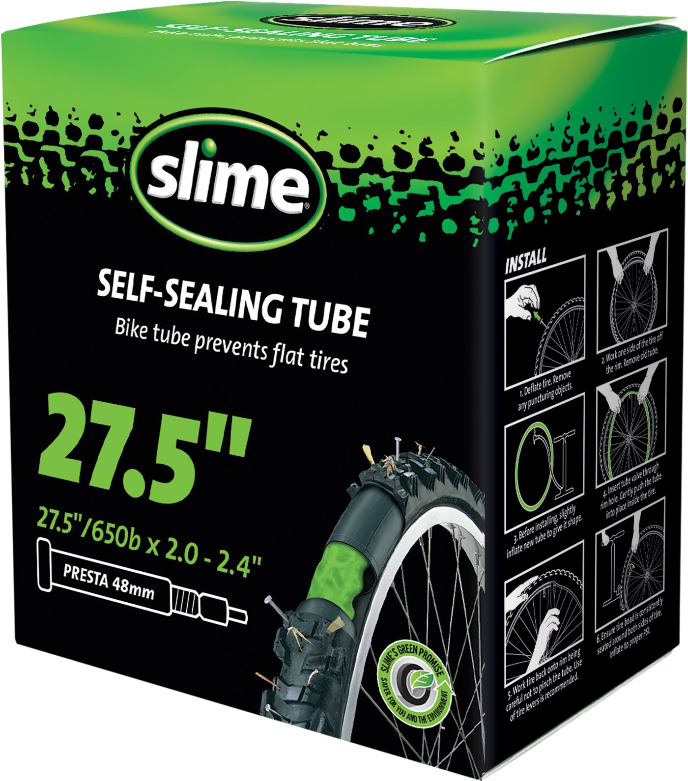 Slime Self Healing Presta Valve 27.5 Bike Tube Dick s Sporting Goods