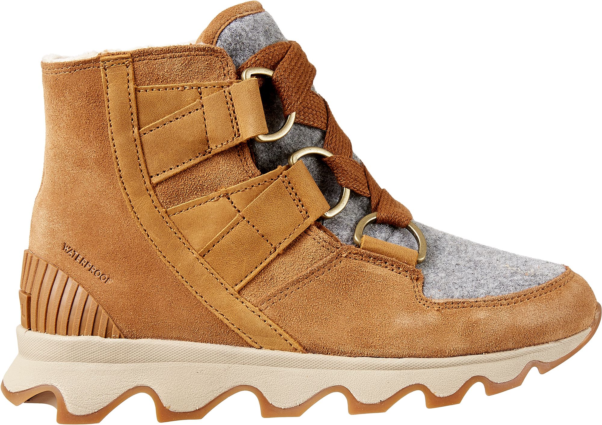 sorel kinetic short lace up booties