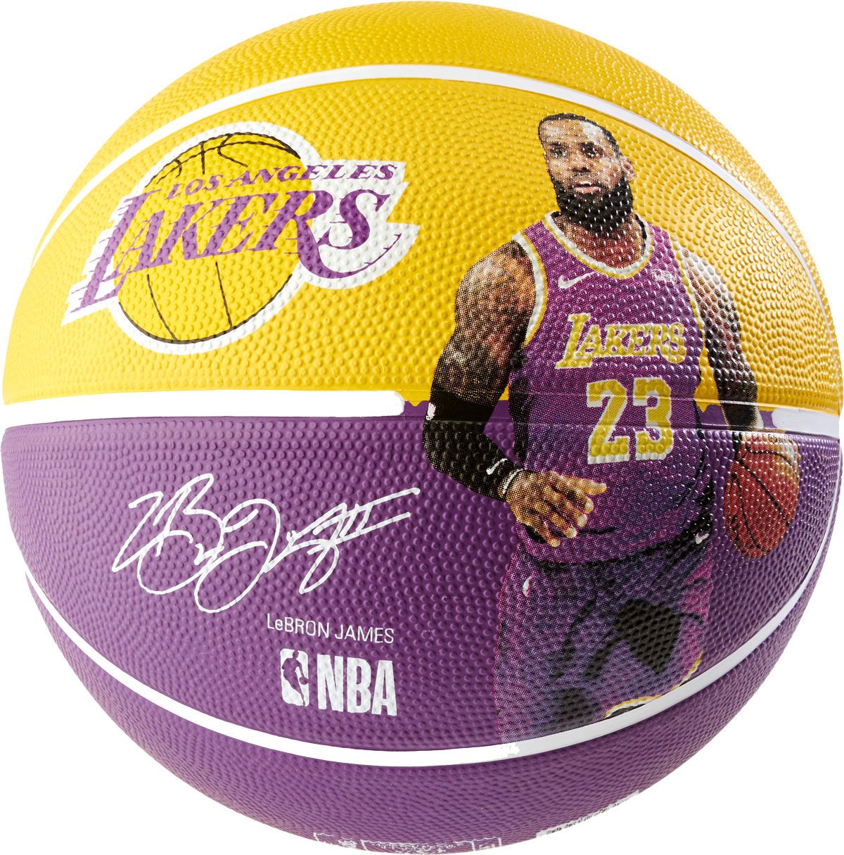 lakers signed basketball
