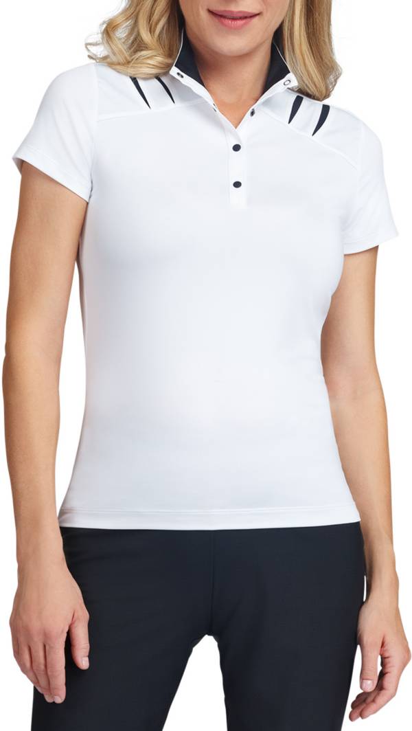 Download Tail Women's Snap Button Mock Neck Golf Polo | Golf Galaxy