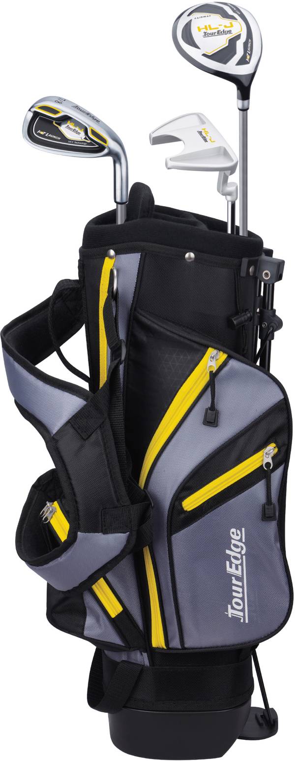 Ensemble De Golf Junior Tour Edge Hot Launch HL-J - Main Gauche, Vert, Pour Enfants 7-10 Ans