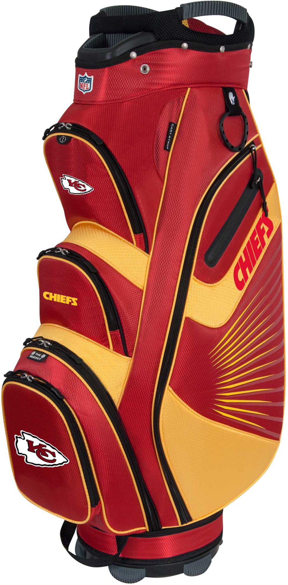 Team Effort Kansas City Chiefs Bucket II Cooler Cart Golf Bag Sansujyuku sansujyuku.com