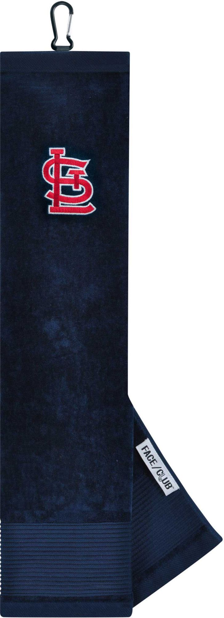 Team Effort St. Louis Cardinals Embroidered Face/Club Tri-Fold Towel