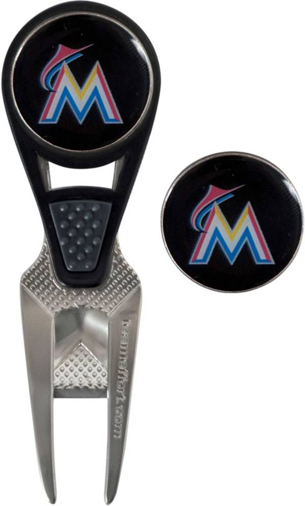 Team Effort Miami Marlins CVX Divot Tool and Ball Marker Set product image