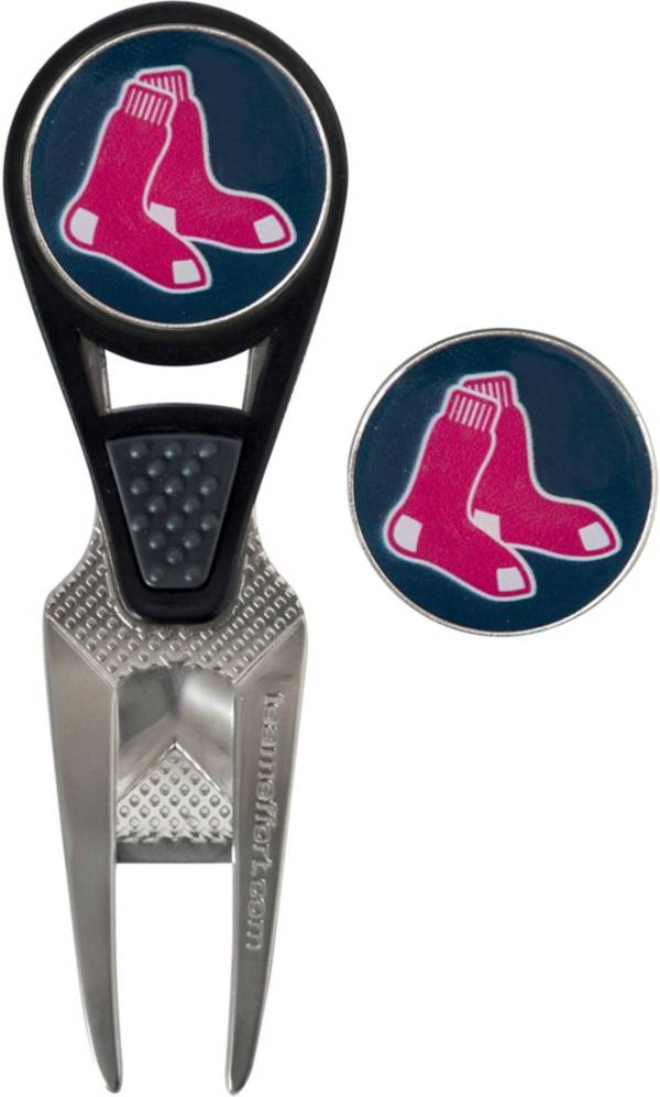 Red Sox Golf Items, Balls, Tees, Poker Chip Marker, Repair Tool, Ball Mark