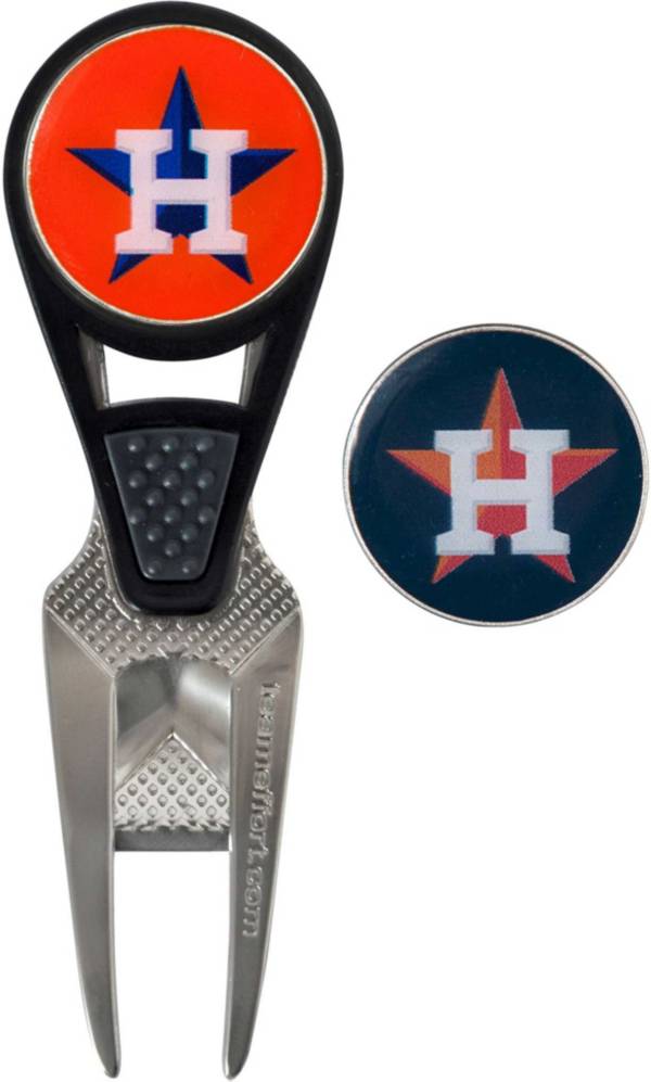 Houston Astros Golf Divot Tool with 3 Markers