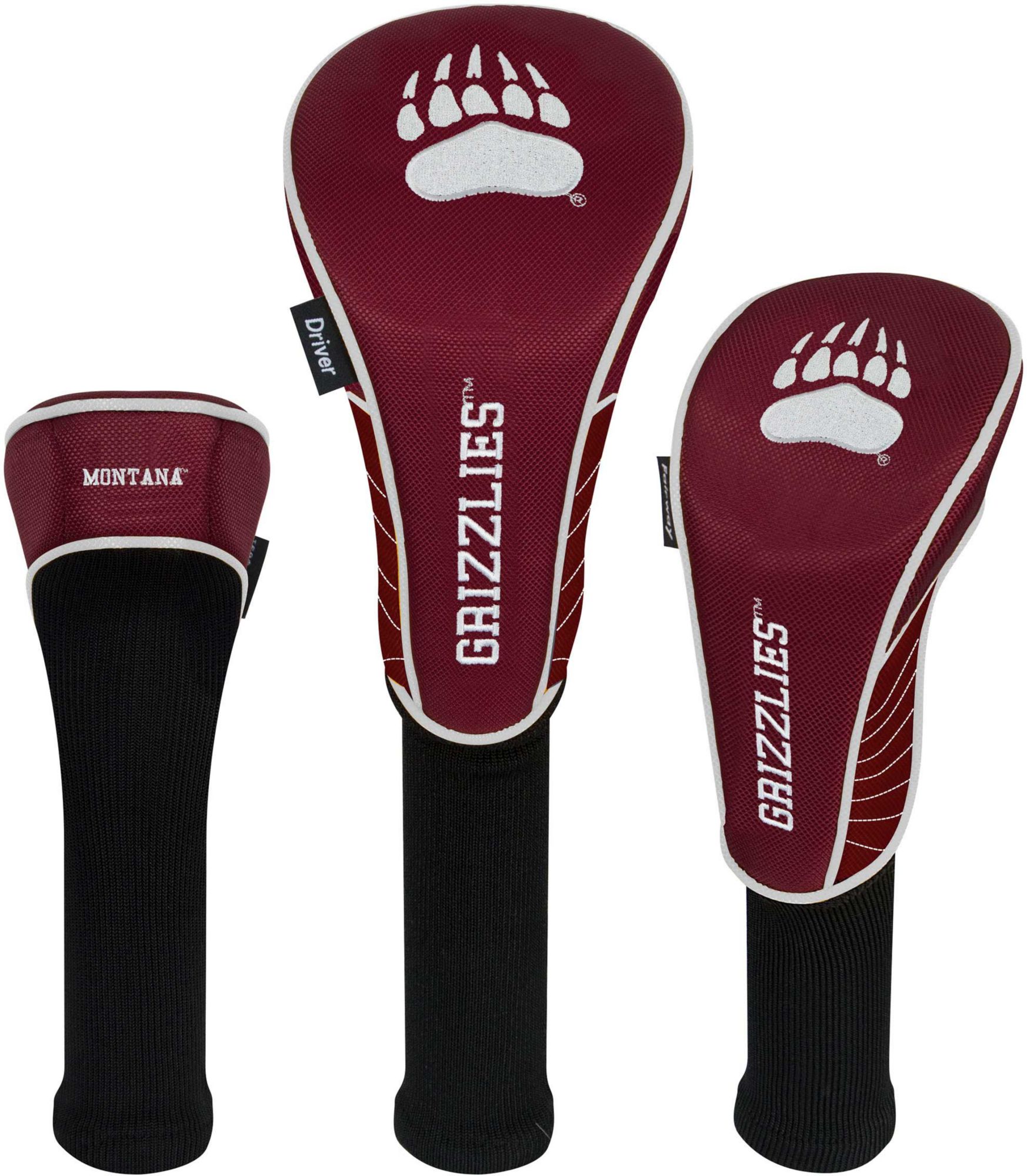 Team Effort Montana Grizzlies Headcovers - 3 Pack