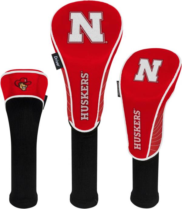 Team Effort Nebraska Cornhuskers Headcovers 3 Pack Golf Galaxy