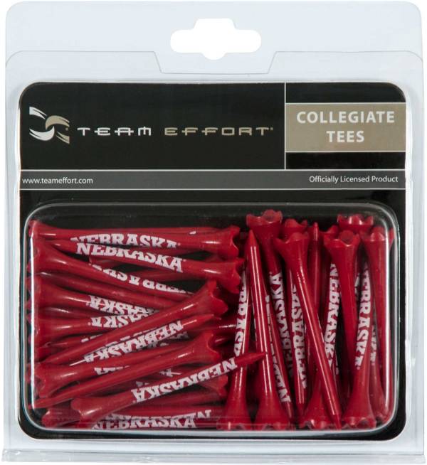 Team Effort Nebraska Cornhuskers 2.75" Golf Tees - 40 Pack