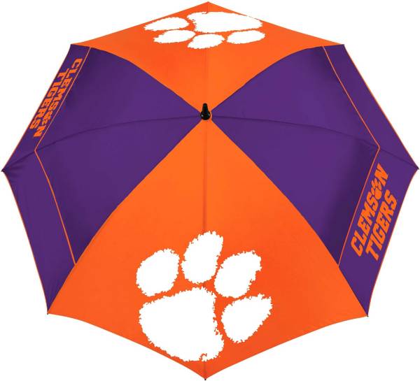 Team Effort Clemson Tigers 62 Windsheer Lite Golf Umbrella